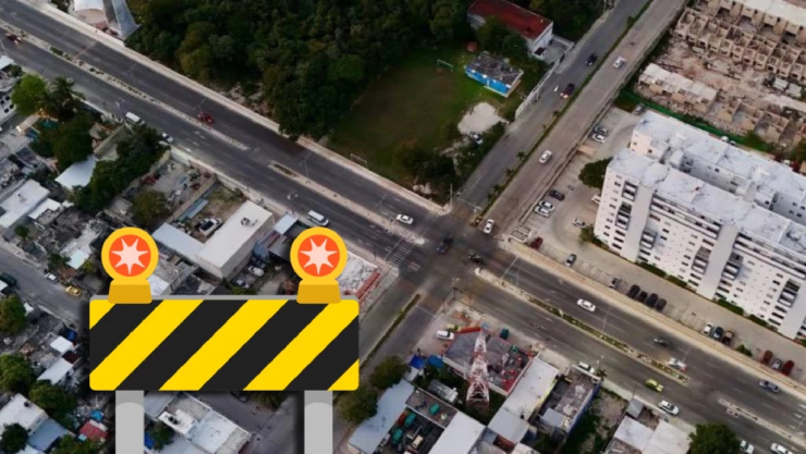 5 Cierres viales para HOY miércoles 21 de mayo en Cancún que dejarán TRÁFICO lento