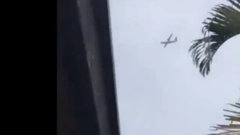 Avión se cae