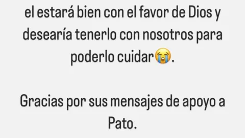 Zudikey Rodríguez habla sobre el estado de salud de Pato Araujo