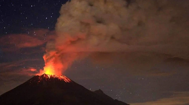 explosión volcan popocatépetl