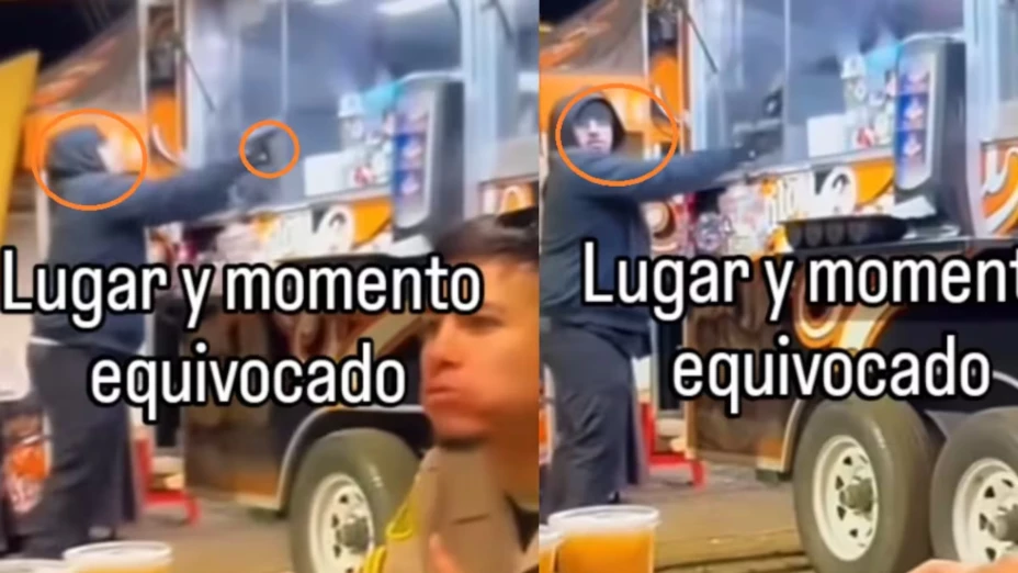 Ladrón intenta asaltar taquería