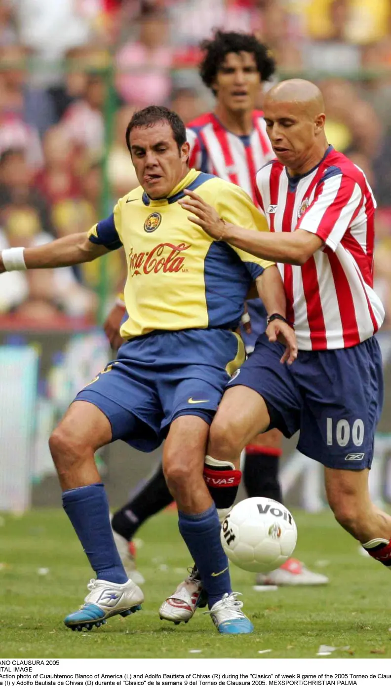 América 3-3 Chivas, Clausura 2005. Un partido lleno de emociones en el Estadio Azteca, considerado por muchos como el mejor Clásico de los últimos 25 años.