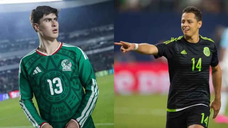 Chicharito Hernández heredó su dorsal 14 a Hormiga González