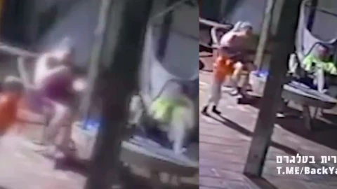 Video muestra a menor disparando pistola a su madre en patio