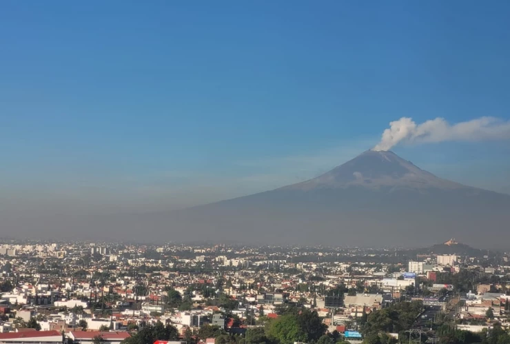volcán Popocatépetl hoy 4 de diciembre de 2024