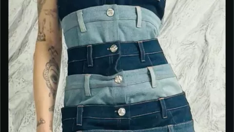 7 ideas para reciclar ropa de mezclilla y convertirlas en vestidos aesthetic