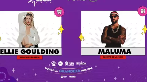 Feria de León 2024: Maluma y Ellie Goulding invitados sorpresa