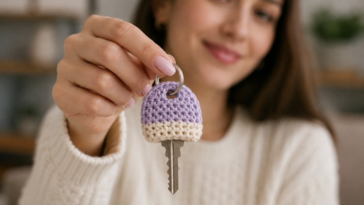 4 ideas de fundas para llaves de crochet fáciles, divertidas y perfectas para regalar