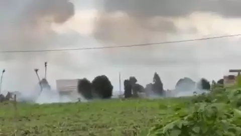 Explotan artefactos cuando policías investigaban hallazgo de restos humanos en Coronango, Puebla