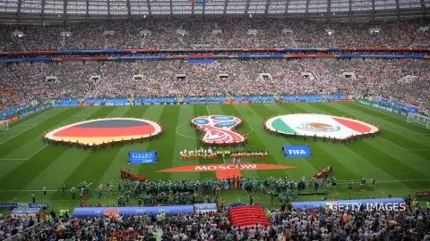 Afición México vs Alemania