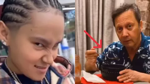 VIDEO Rob Schneider come frijoles puercos antes que ‘chicken nugget’ de Yahritza y Su Esencia