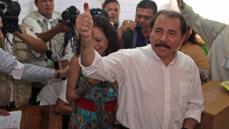 Daniel Ortega, presidente de Nicaragua