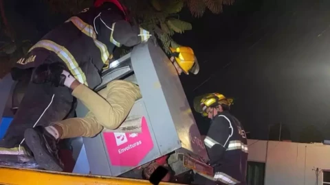 Hombre prensado en Guadalajara