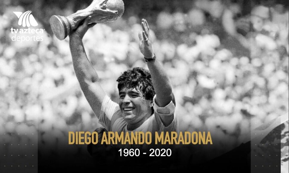 Diego Armando Maradona muere a los 60 años