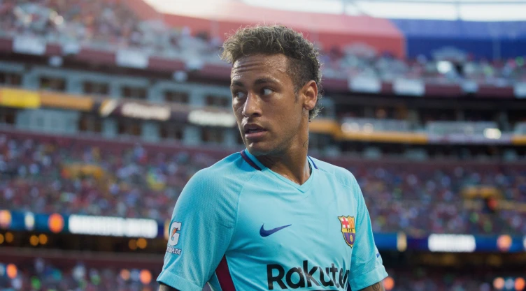 Neymar con la camiseta del Barcelona