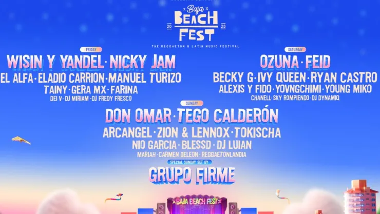 Baja Beach Fest 2023 cartelera (lineup), precios y dónde es