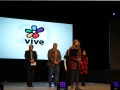 Maki Ortiz dirigiendo unas palabras previo al evento