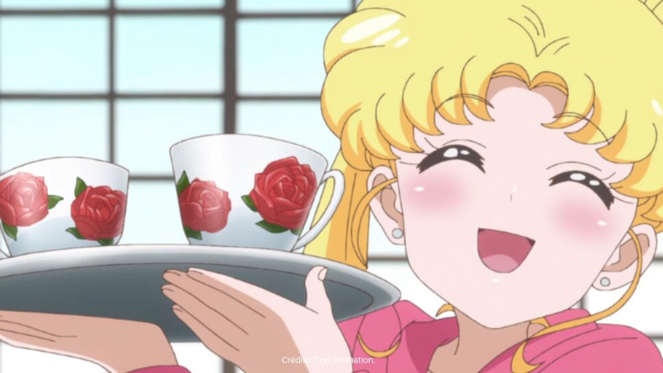 En el manga de Sailor Moon, Usagi es una chica más madura.