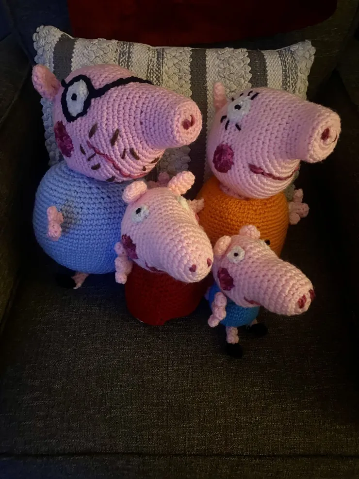 Manualidades de Peppa Pig: 4 ideas para hacer muñecas de crochet para niños