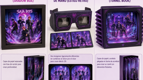 Ideas para hacer un visor 3D de los Saja Boys