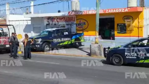Muerto Calzada Zaragoza colonia san pedro