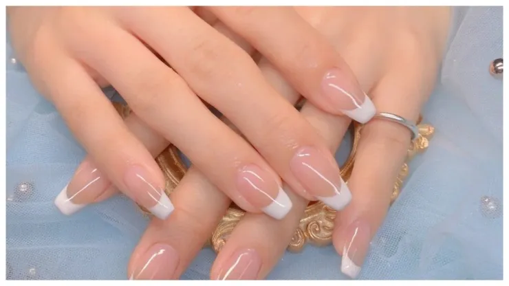 diseños de manicura frances