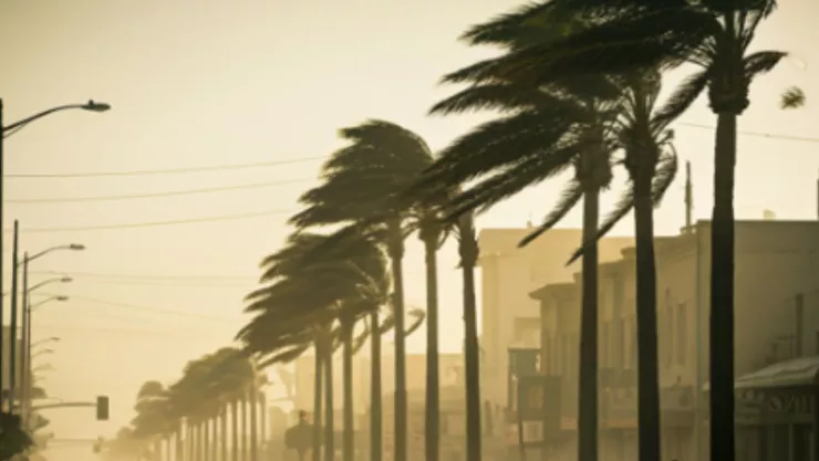 Vientos de Santa Ana Baja California