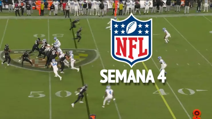 Semana 4 de la NFL 2025: Fechas, horarios, dónde ver los próximos partidos