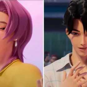 Sticker de Romance y Romance de Saja Boys de la película de KPop Demon Hunters