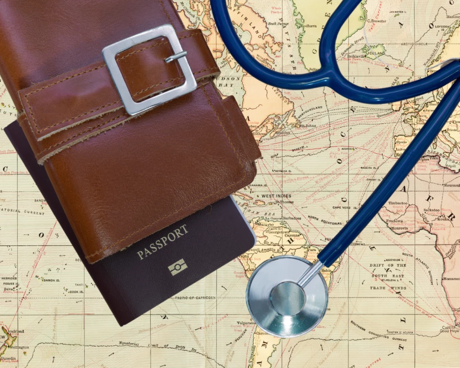 mapa pasaporte estetoscopio PRIMER FORO TURISMO MÉDICO WTC CDMX.png