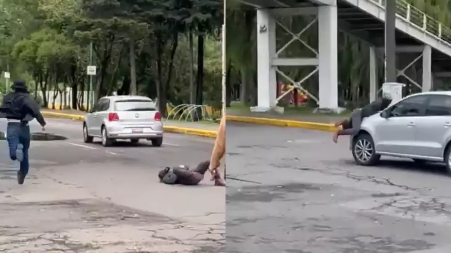 Automovilista-embiste-a-un-estudiante-de-la-UAEMéx-que-protestaba-en-Toluca