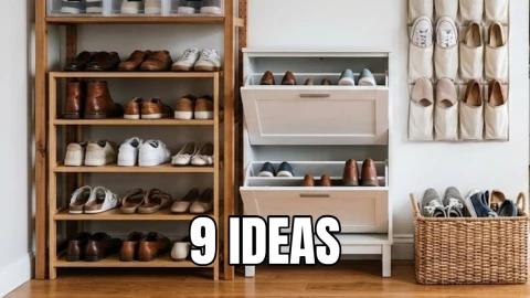 9 ideas de cómo acomodar tus zapatos sin que te ocupen mucho espacio