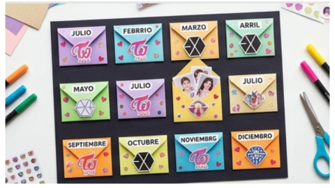 Calendario de cumpleaños kpop