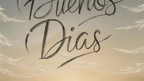 Buenos días paisaje montañoso