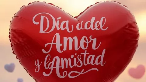 Globo del Día del Amor y la Amistad