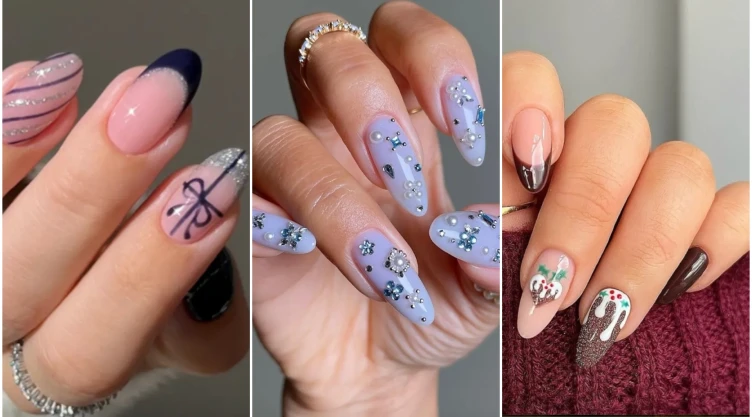 Checa estos incríbles diseños de uñas para Navidad