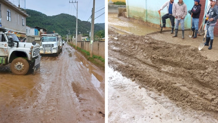 Chiapas lluvia inundacion lodo
