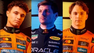 Así llegan Norris, Verstappen y Piastri al GP de Abu Dhabi.