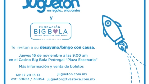 Invitación desayuno bingo