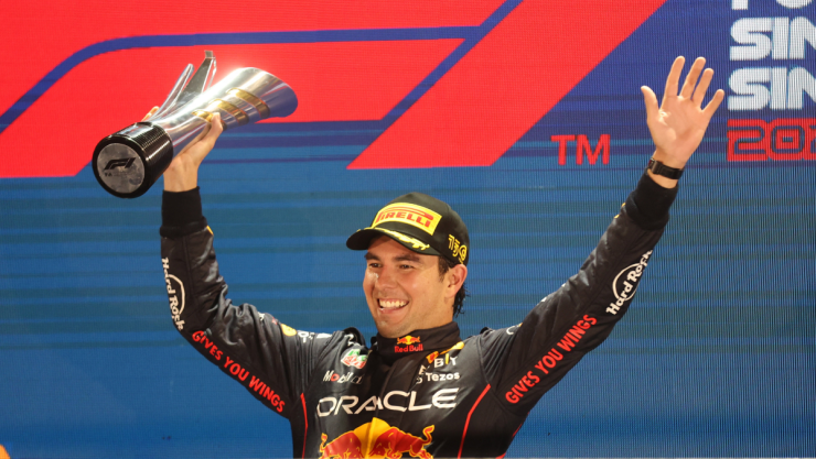 Checo Pérez gana el Gran Premio de Singapur