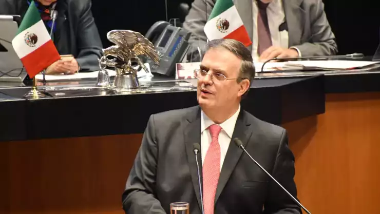 México tiene el respeto más alto en la historia: Ebrard ante el Senado
