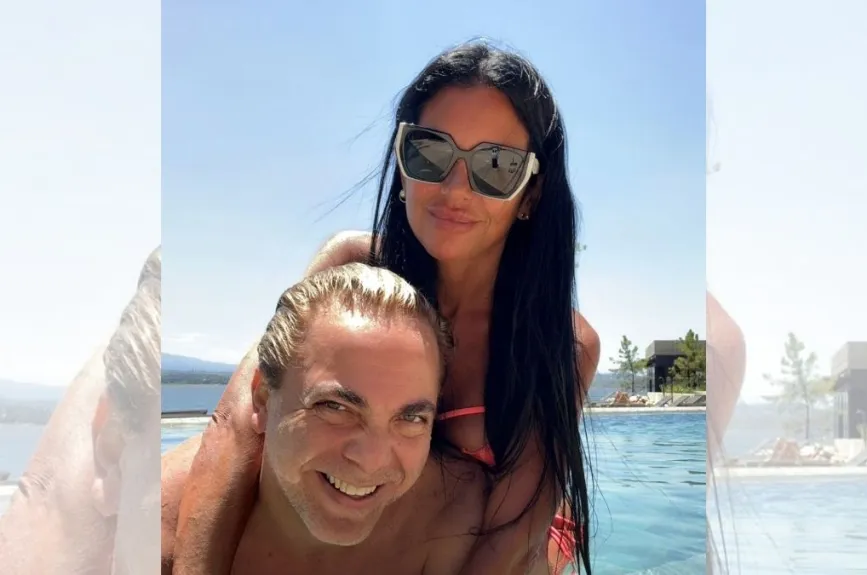 Mariela Sánchez y Christian Castro en la playa.jpg
