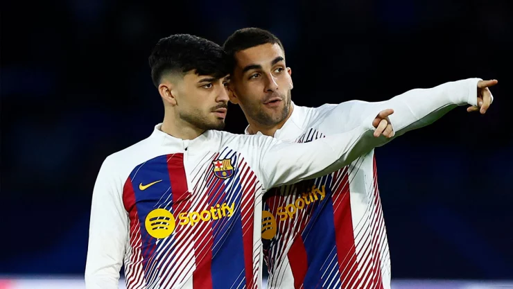 Pedri y Ferran Torres