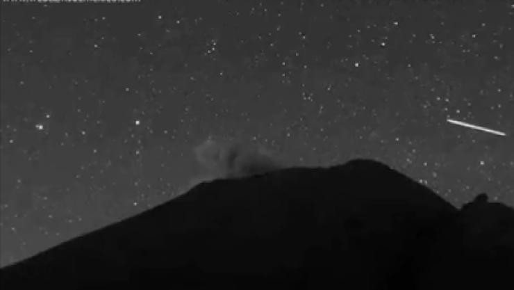 estrella fugaz popocatepetl