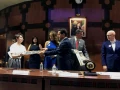 El momento de la entrega de reconocimientos habia llegado