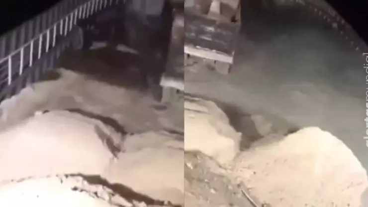 Barco se hunde en las Bahamas y pasajero graba video