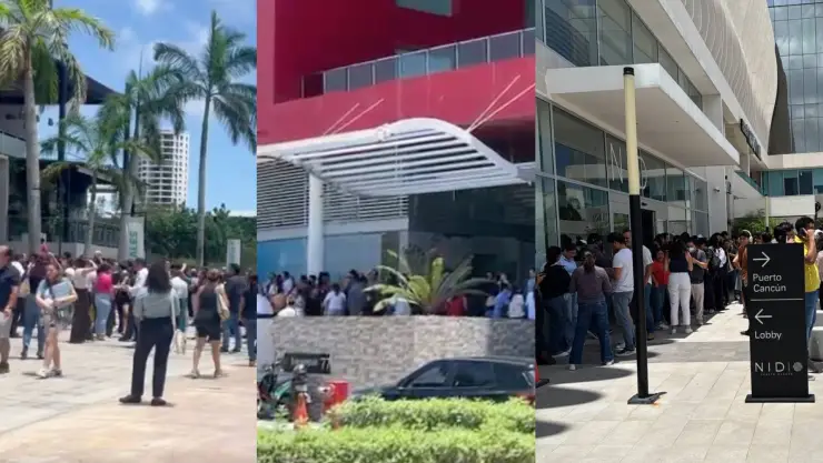 VIDEO: Así se vivió el momento EXCATO del SISMO en Cancún hoy, 8 de junio de 2026
