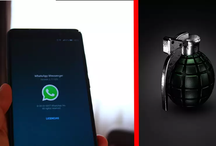 compra celular en Internet y recibe una granada explosiva