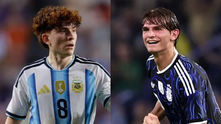 Nico Paz y Valentín Barco