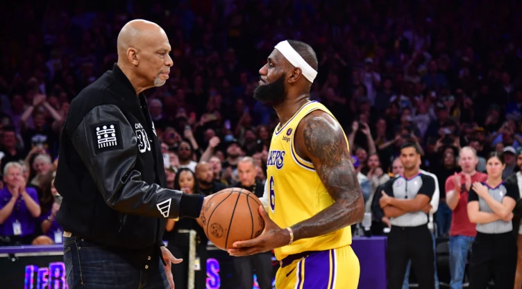 Kareem Abdul-Jabbar y LeBron James